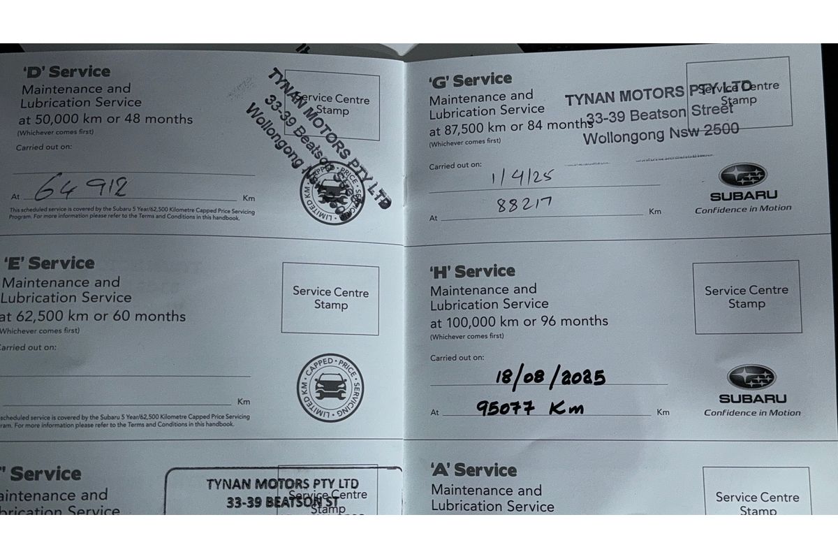 2019 Subaru Forester 2.5i S5