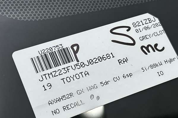 2019 Toyota RAV4 GX AXAH52R