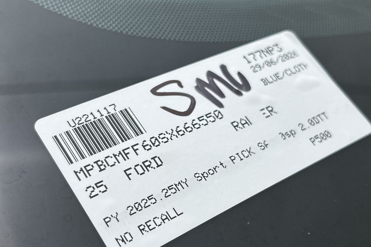 2025 Ford Ranger Sport 4X4 2.0L