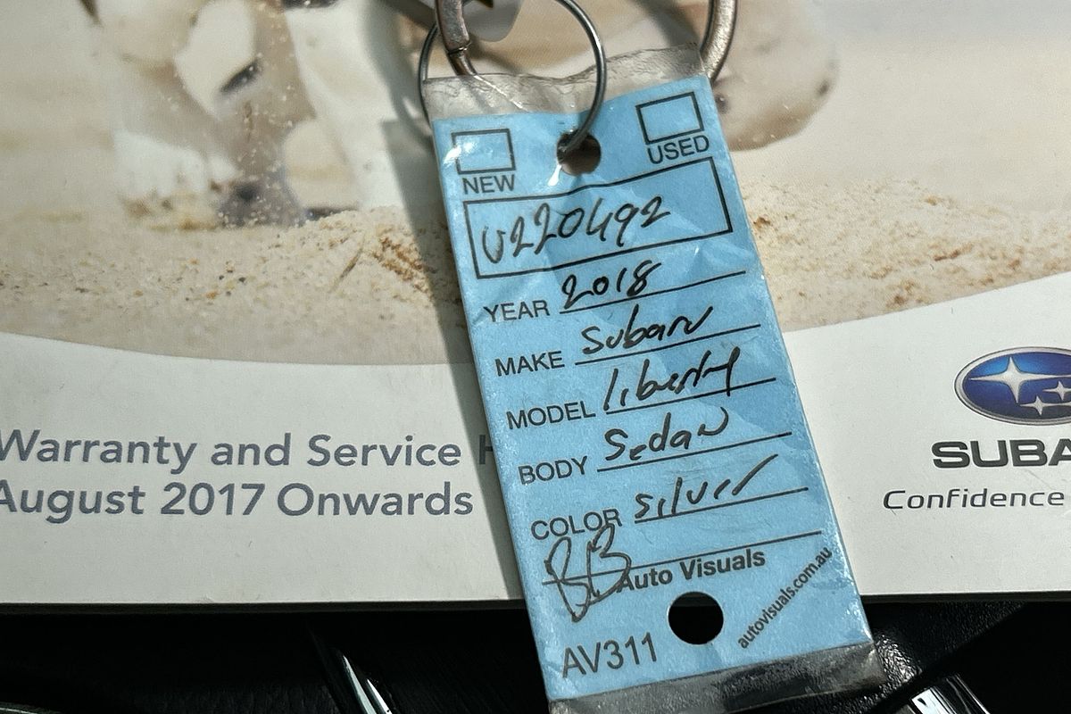 2018 Subaru Liberty 3.6R 6GEN