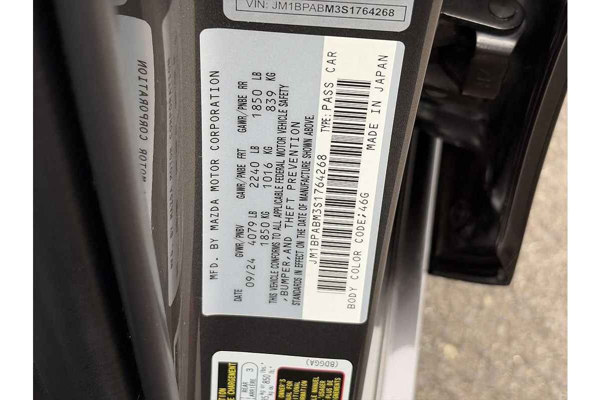 2025 Mazda 3 2.5 S Select Sport