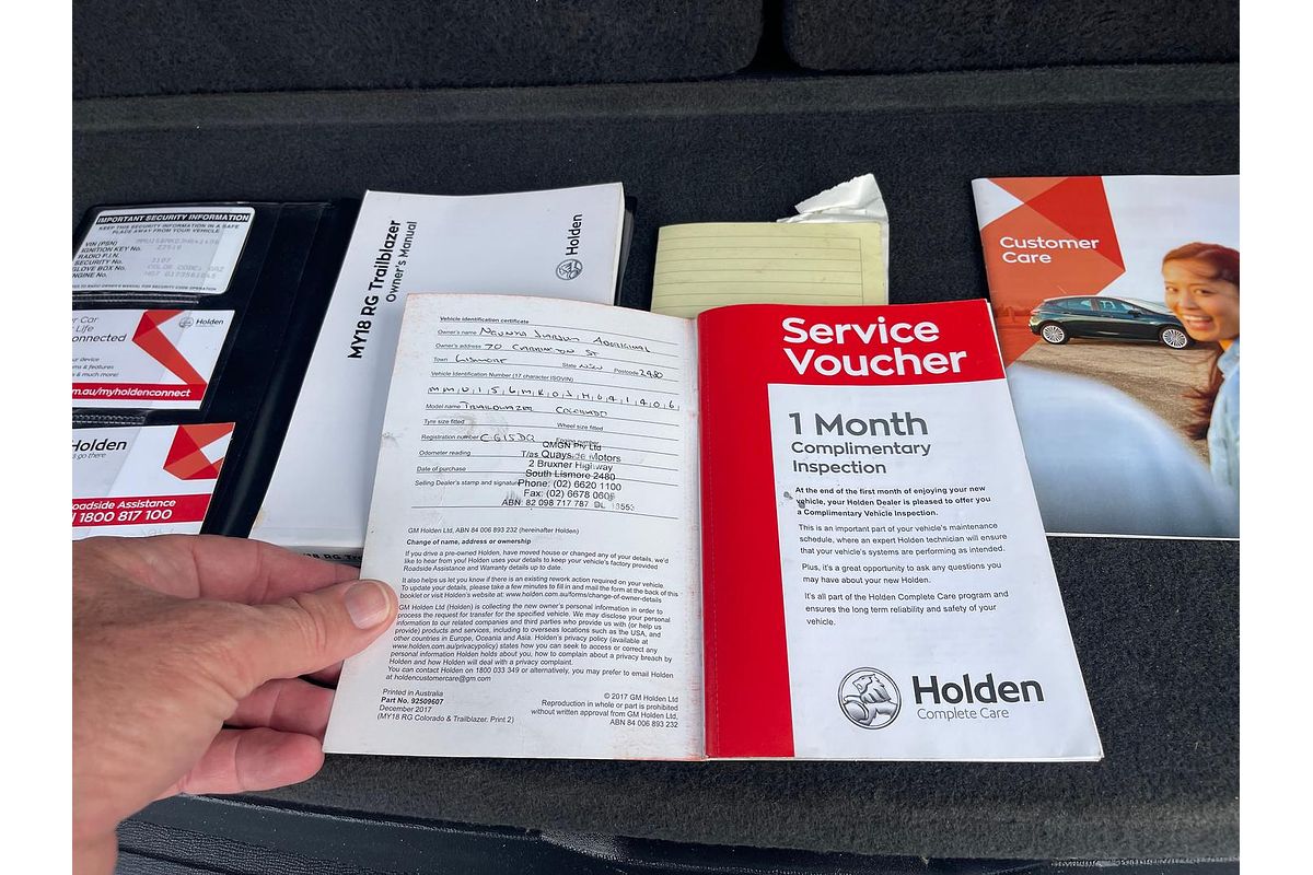 2018 Holden Trailblazer LTZ RG