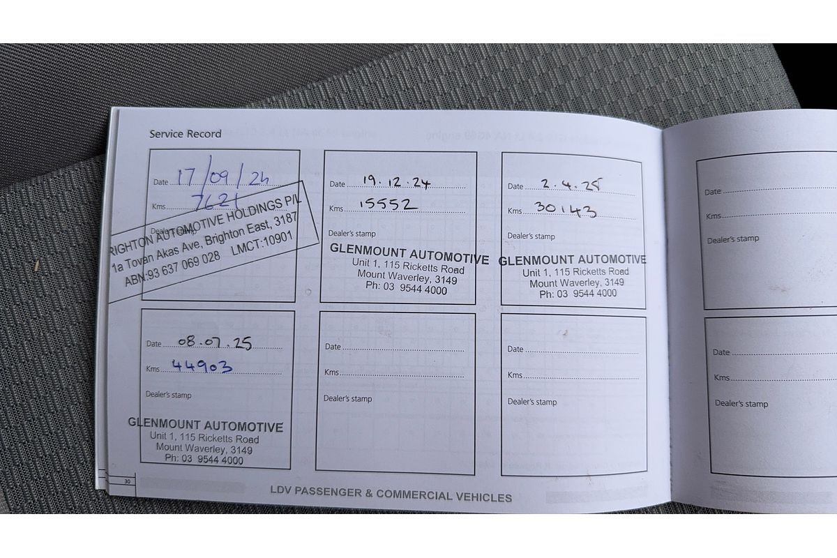 2023 LDV V80 SWB Low Roof