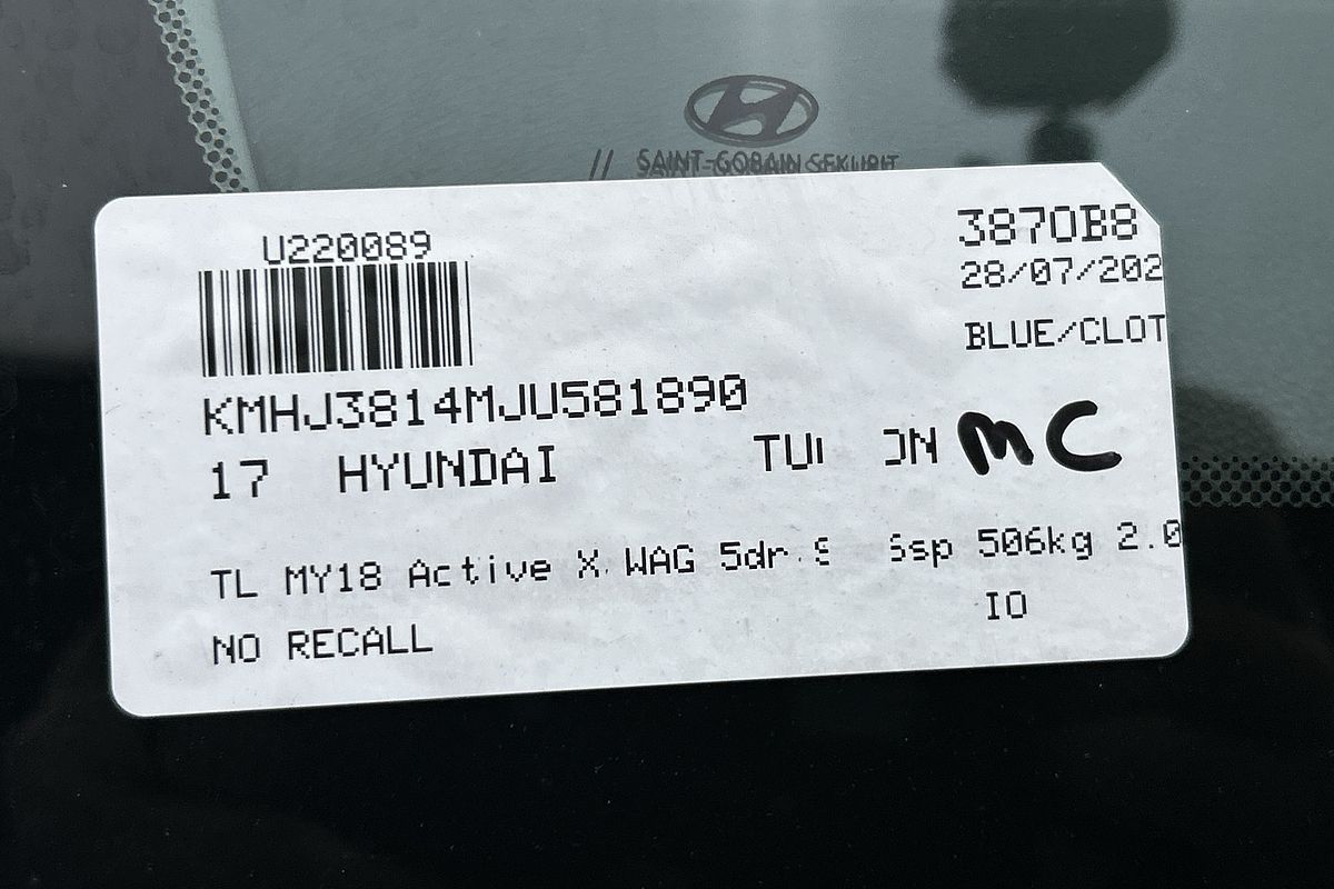 2017 Hyundai Tucson Active X TL