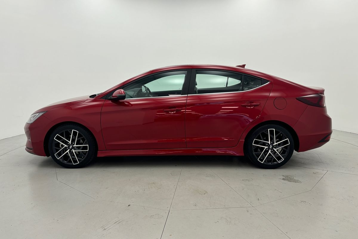 2019 HYUNDAI ELANTRA SPORT PREMIUM (RED) 7 SP AUTO DUAL CLUTCH 4D SEDAN T4 2019 HYUNDAI ELANTRA SPORT PREMIUM (RED) 7 SP AUTO DUAL CLUTCH 4D SEDAN T4