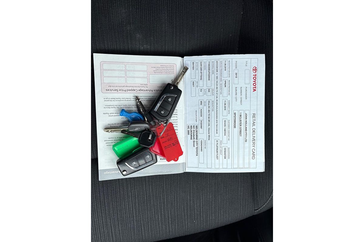 2018 Toyota Hilux SR GUN126R 4X4