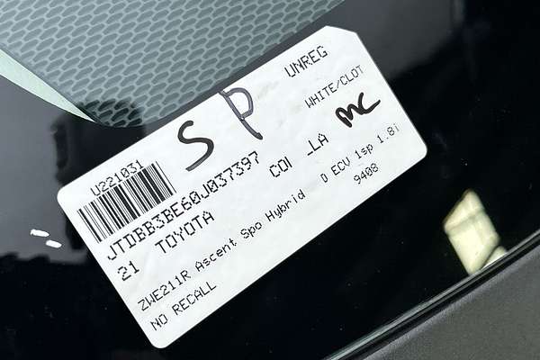 2021 Toyota Corolla Ascent Sport Hybrid ZWE211R thumb-23