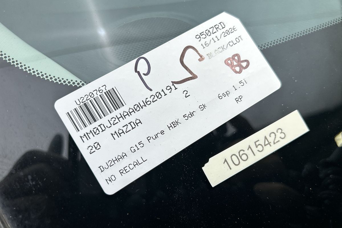 2020 Mazda 2 G15 Pure DJ Series