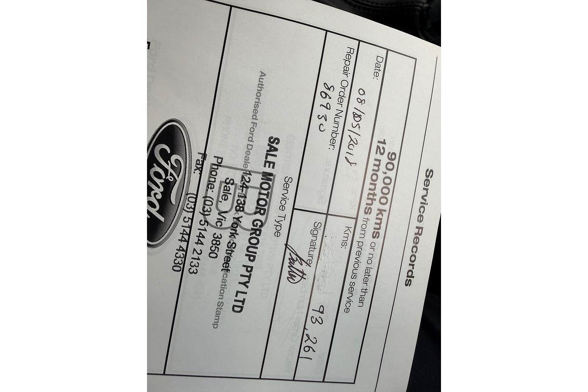 2013 Ford Territory TS SZ