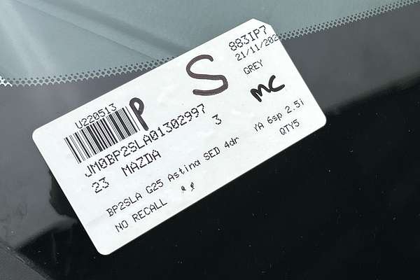 2023 Mazda 3 G25 Astina BP Series thumb-23