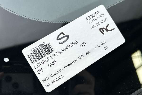 2025 GWM Ute Cannon Premium NPW 4X4 thumb-23