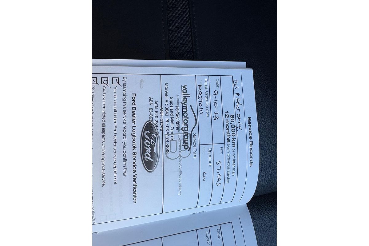 2020 Ford Ranger Wildtrak PX MkIII 4X4 2.0L