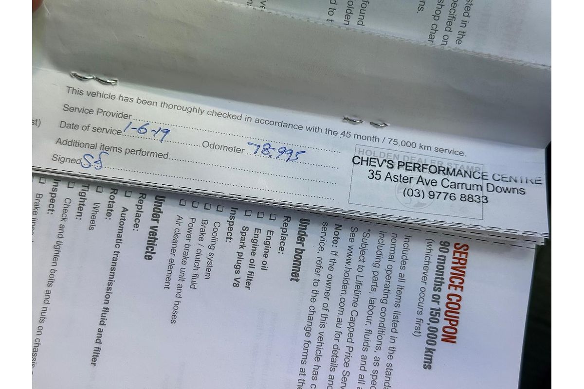 2015 Holden Caprice V WN Series II