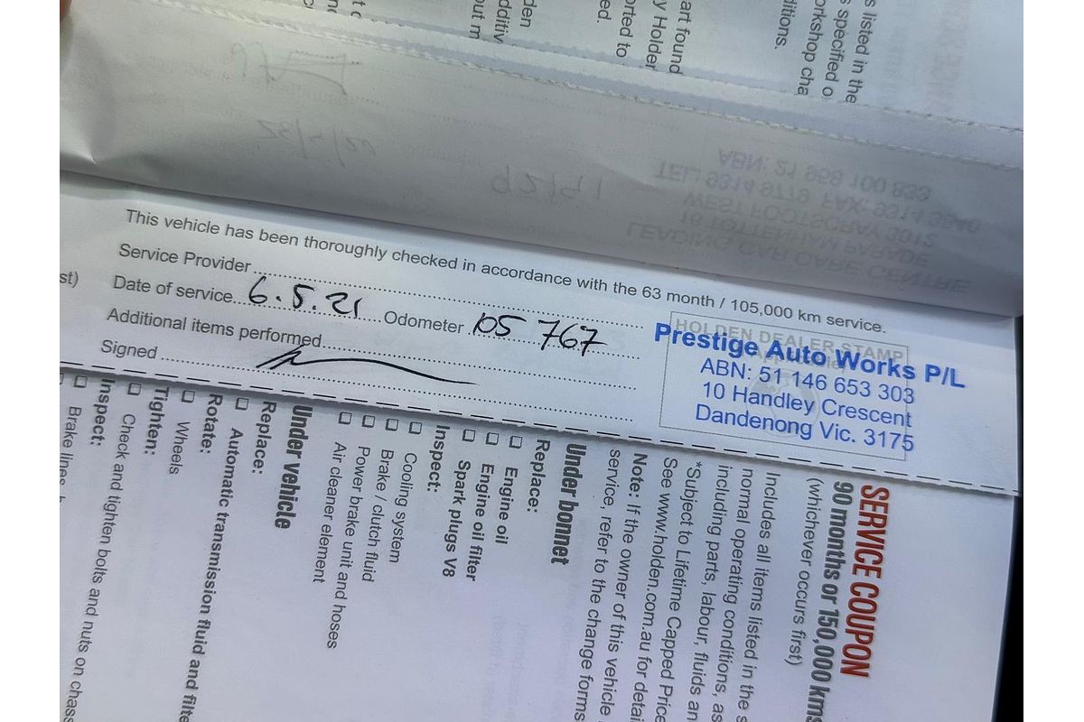 2015 Holden Caprice V WN Series II