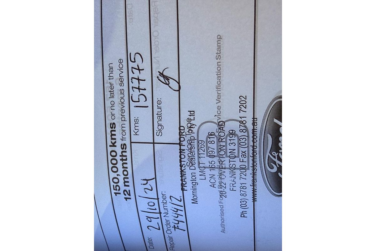 2016 Ford Ranger XL PX MkII 4X4 3.2L