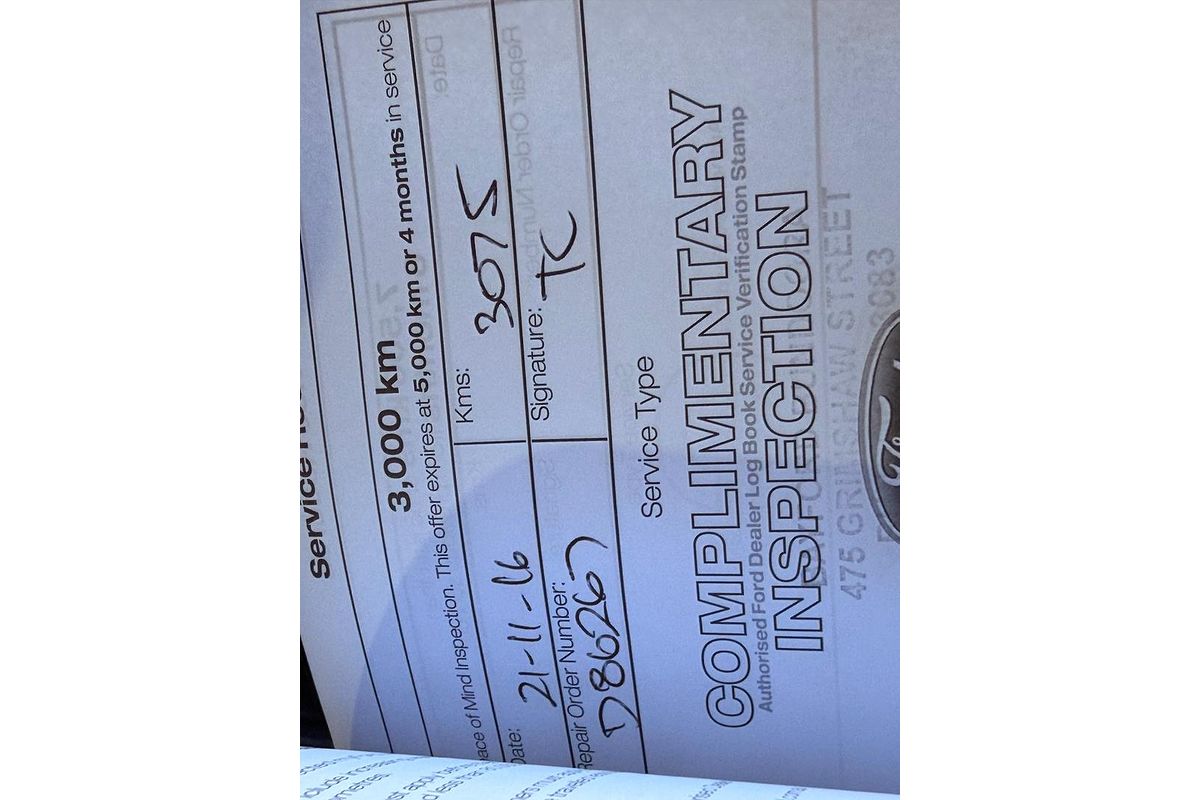 2016 Ford Ranger XL PX MkII 4X4 3.2L