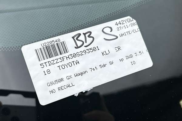 2018 Toyota Kluger GX GSU50R thumb-23