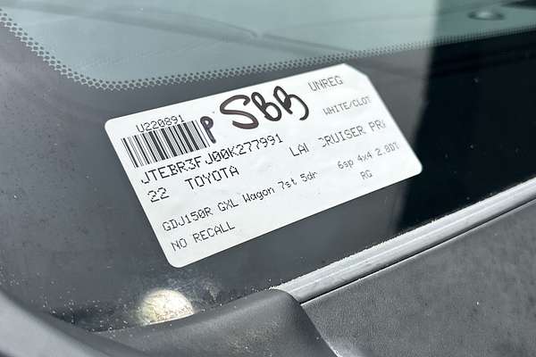 2022 Toyota Landcruiser Prado GXL GDJ150R thumb-23