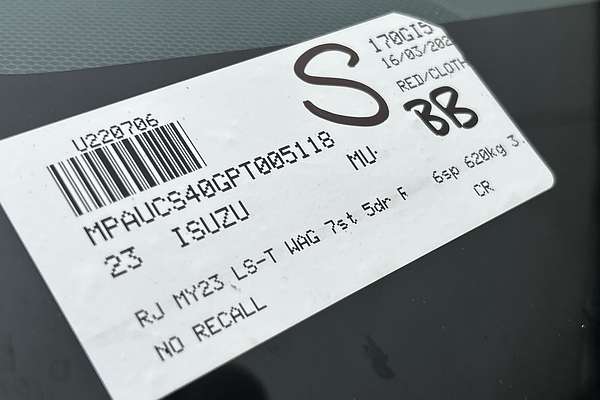 2023 Isuzu MU-X LS-T thumb-23