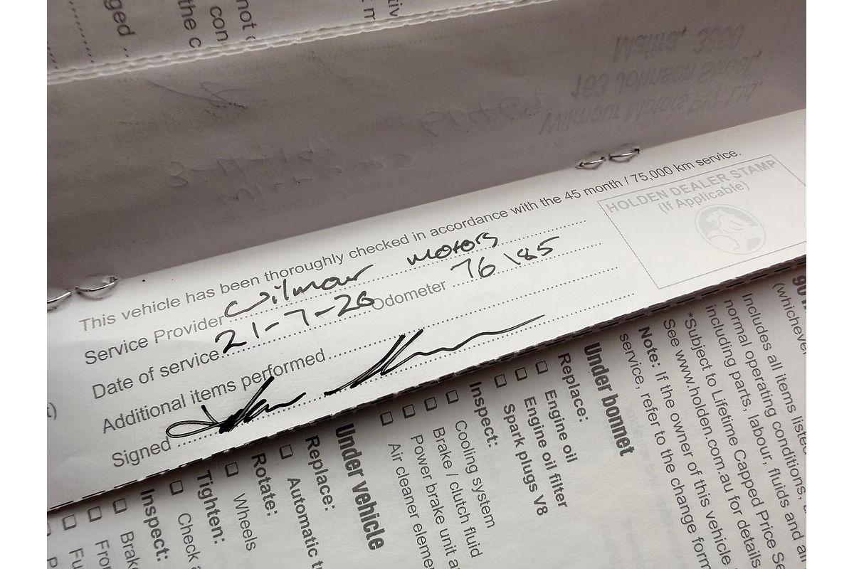 2016 Holden Commodore SV6 Black VF Series II