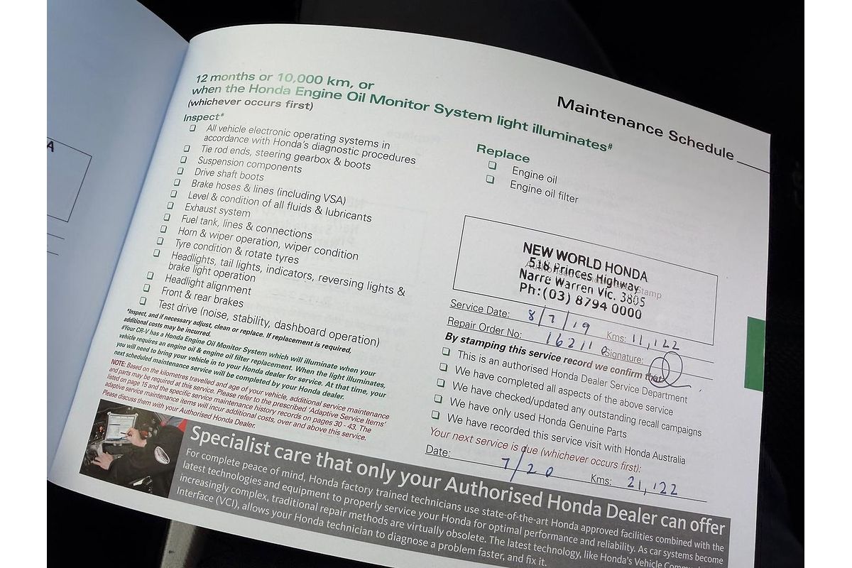 2018 Honda CR-V VTi-L RW