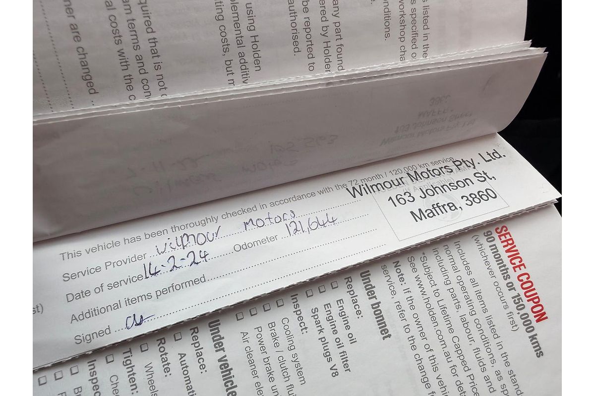 2016 Holden Commodore SV6 Black VF Series II