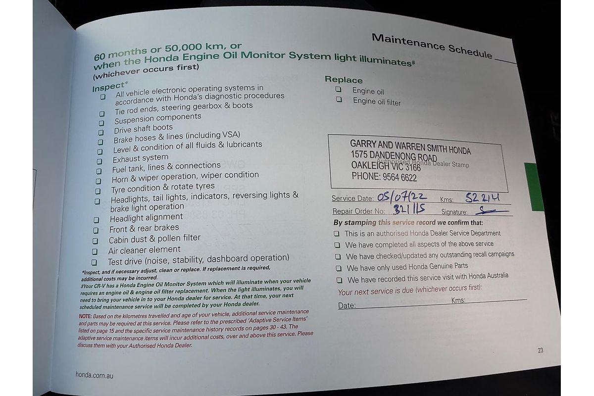 2018 Honda CR-V VTi-L RW