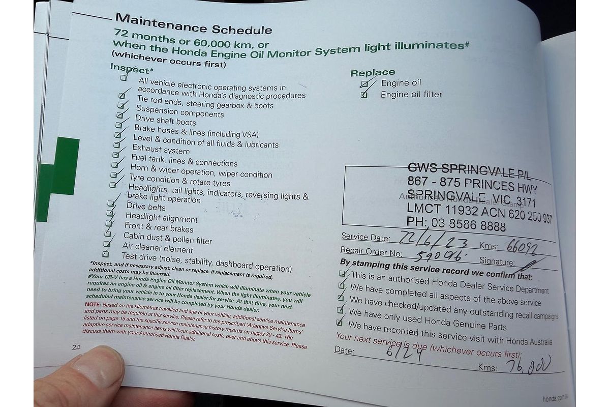 2018 Honda CR-V VTi-L RW