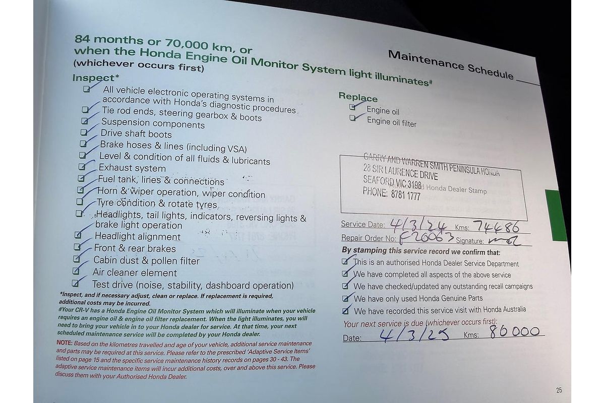 2018 Honda CR-V VTi-L RW