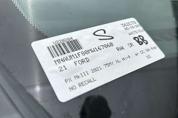 2021 Ford Ranger XL Hi-Rider PX MkIII Rear Wheel Drive 2.2L thumb-22