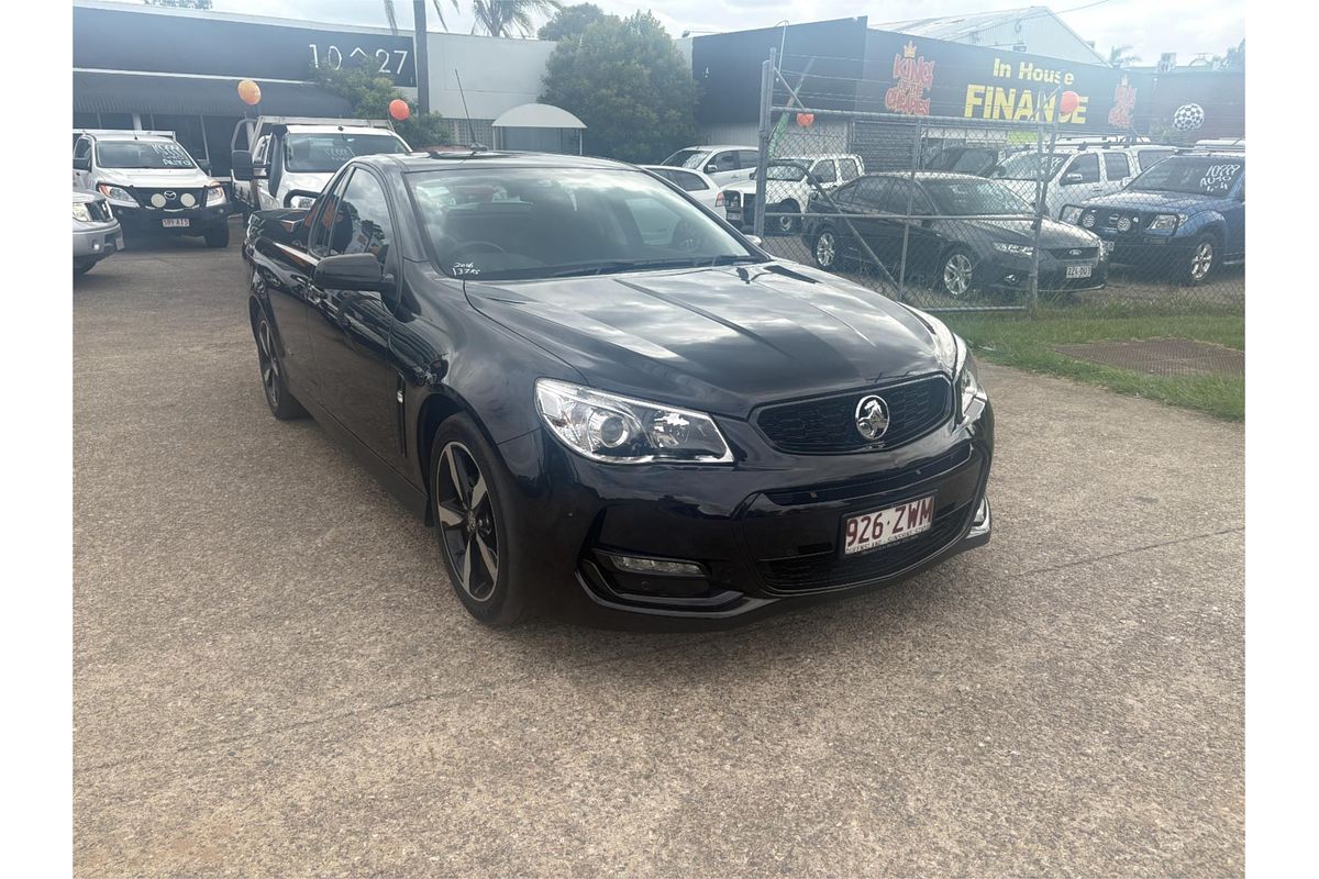 2016 Holden Ute SV6 Black VF Series II Rear Wheel Drive
