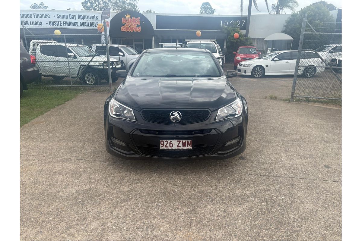 2016 Holden Ute SV6 Black VF Series II Rear Wheel Drive