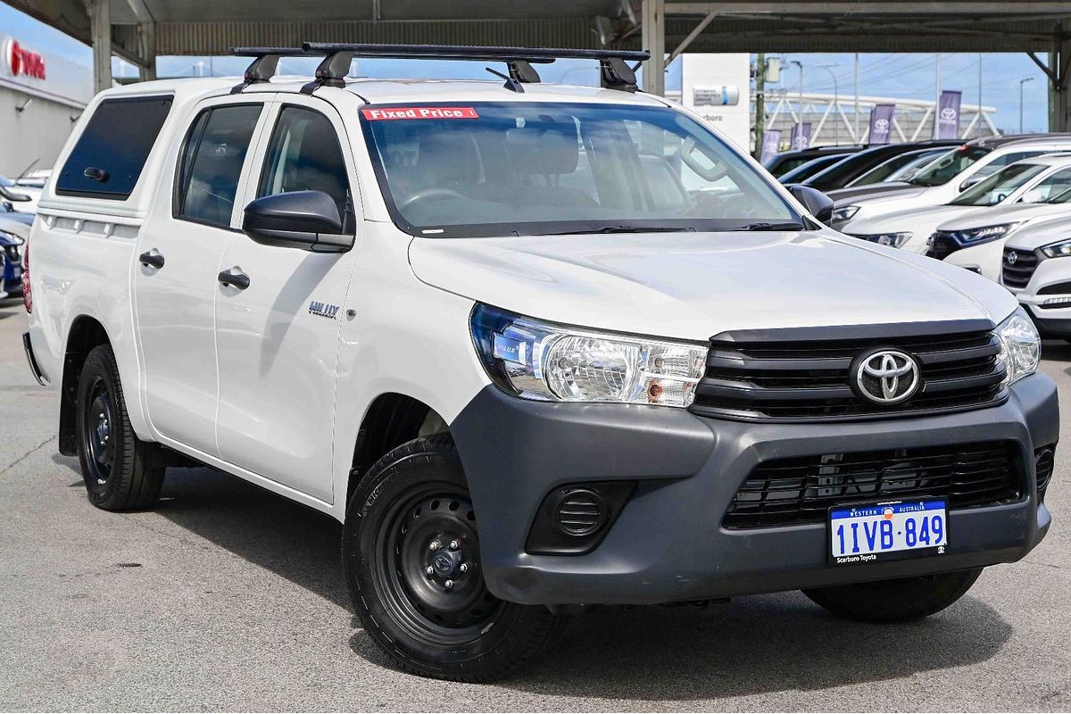 2018 Toyota Hilux Workmate TGN121R Rear Wheel Drive