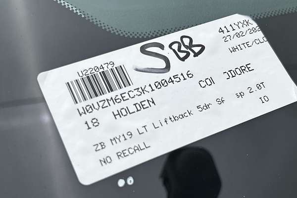 2018 Holden Commodore LT ZB thumb-23