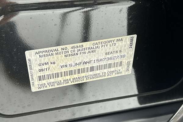 2017 Nissan JUKE Ti-S F15 Series 2 thumb-23