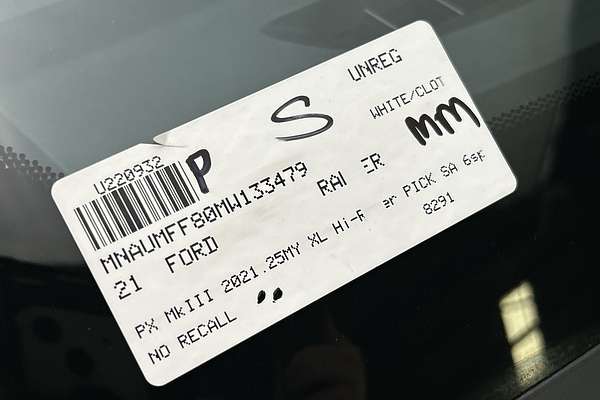 2021 Ford Ranger XL Hi-Rider PX MkIII Rear Wheel Drive 2.2L thumb-22