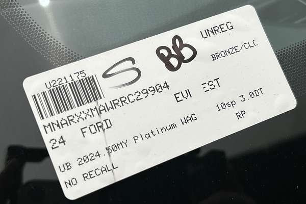 2024 Ford Everest Platinum 3.0L thumb-23