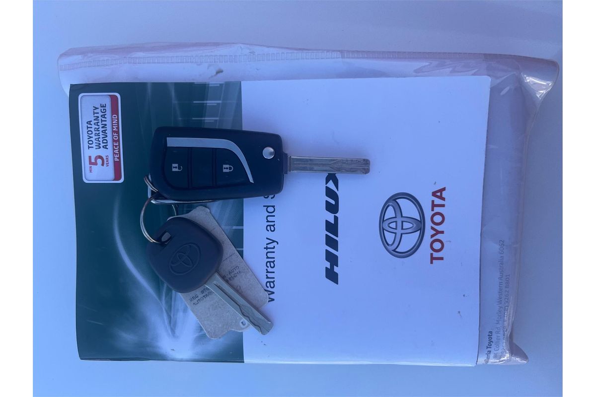 2019 Toyota Hilux Workmate TGN121R Rear Wheel Drive