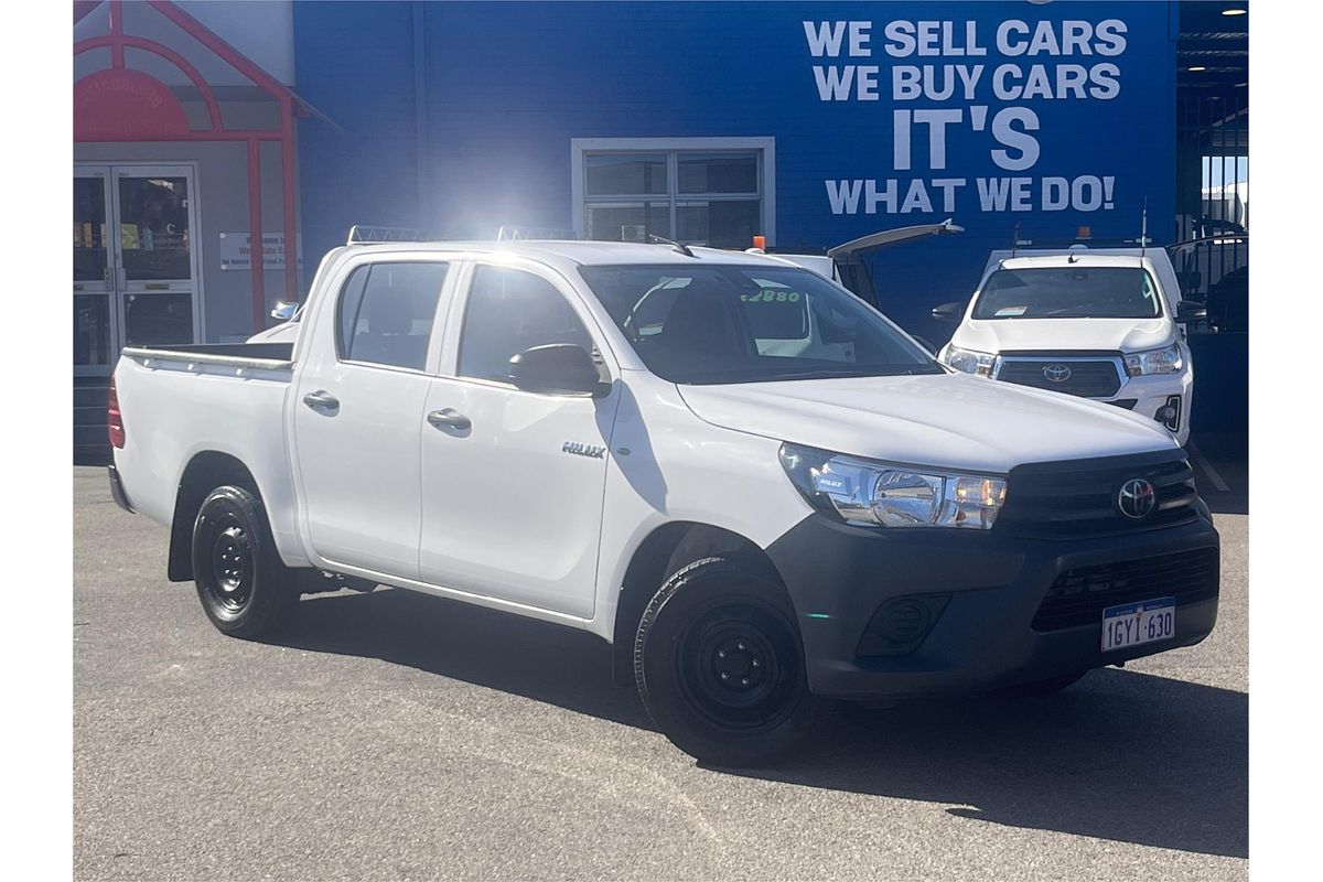 2019 Toyota Hilux Workmate TGN121R Rear Wheel Drive