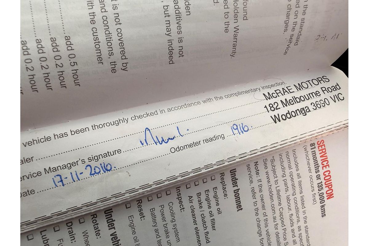 2016 Holden Trailblazer LTZ RG