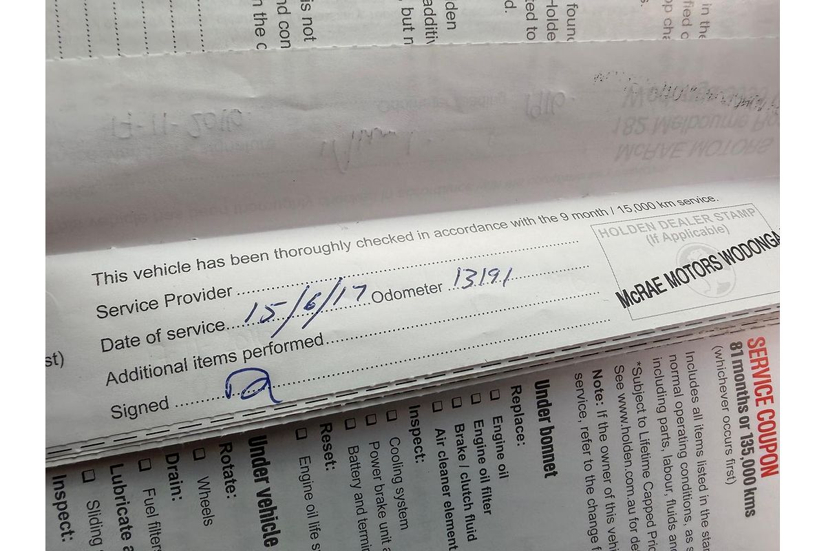 2016 Holden Trailblazer LTZ RG