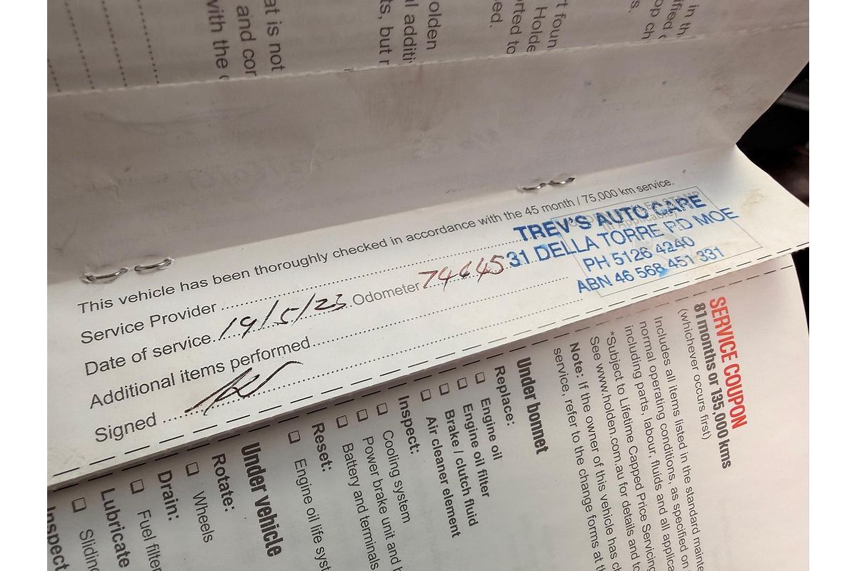 2016 Holden Trailblazer LTZ RG