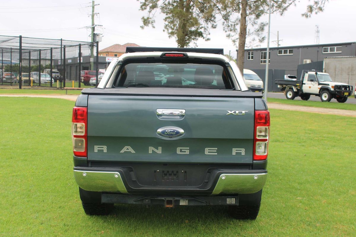 2016 FORD RANGER XLT 3.2 (4x4) 6 SP AUTOMATIC DUAL CAB UTILITY DT5 DIESEL