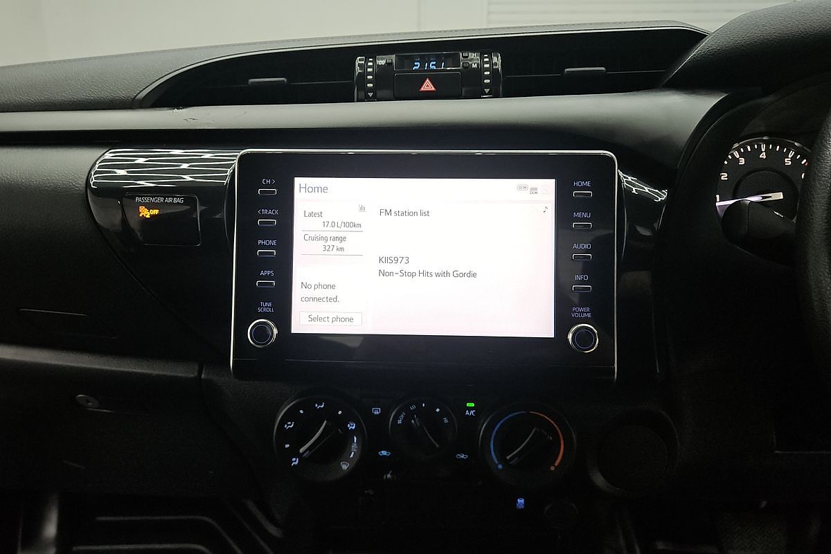 2022 Toyota Hilux Workmate TGN121R Rear Wheel Drive