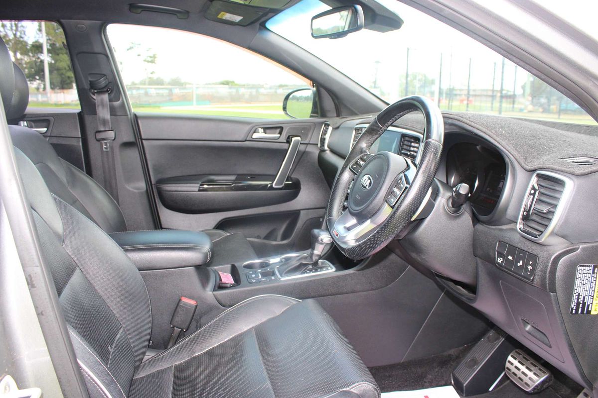 2018 KIA SPORTAGE GT-LINE GREY LEATHER (AWD) 6 SP AUTOMATIC 4D WAGON DT4 DIESEL