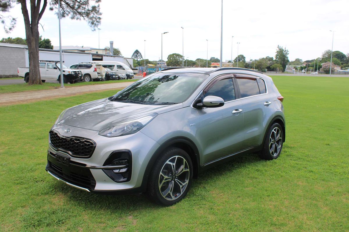2018 KIA SPORTAGE GT-LINE GREY LEATHER (AWD) 6 SP AUTOMATIC 4D WAGON DT4 DIESEL