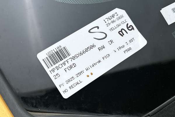 2025 Ford Ranger Wildtrak 4X4 3.0L thumb-23