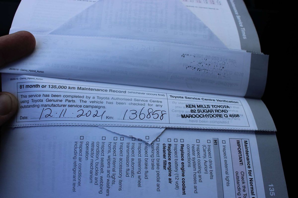 Camry L4 Altise 2.5L Petrol Automatic Sedan 3A15920 001