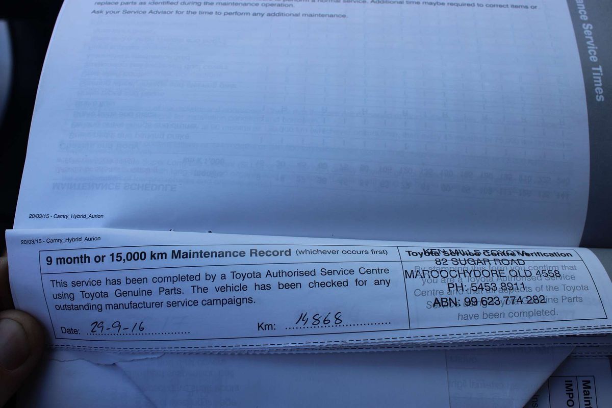 Camry L4 Altise 2.5L Petrol Automatic Sedan 3A15920 001