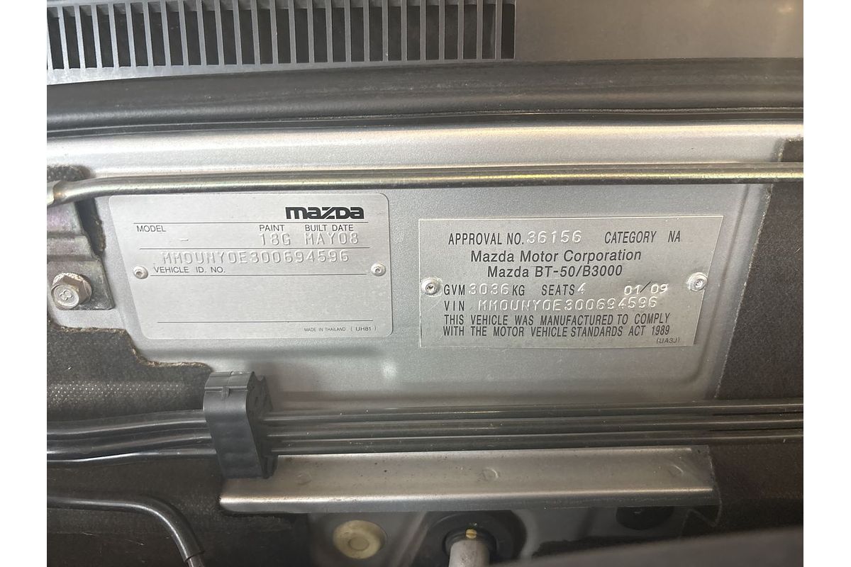 2008 Mazda BT-50 SDX UN 4X4